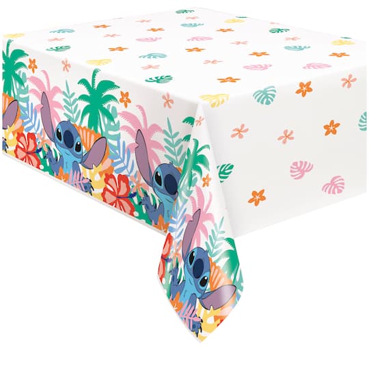 54" x 84" Disney® Lilo & Stitch Plastic Table Cover